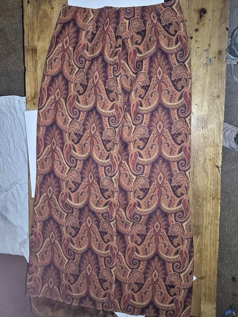 Made in Line Paisley Midi Skirt Size 4